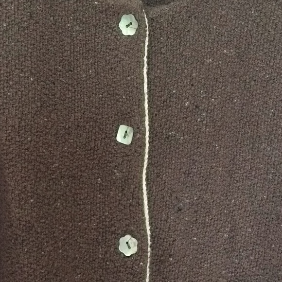 Vintage Knitted sweater and skirt soft knubby knit size med 8 - Picture 4 of 12